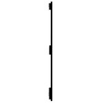 vidaXL Tête de lit murale Noir 82 5x3x90 cm Bois massif de pin