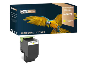 Qualitoner x1 toner 70c2hy0 jaune compatible pour lexmark