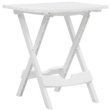 vidaXL Table pliable de jardin 45 5x38 5x50 cm Blanc