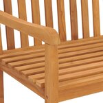 vidaXL Ensemble à manger de jardin 4 Pièces Bois de teck massif