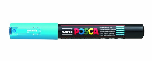 Marqueur pointe conique extra-fine POSCA PC1MC 0 7 - 1mm Bleu Clair x 6 POSCA