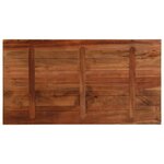 vidaXL Dessus de table 100x50x2 5cm rectangulaire bois massif récupéré