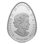 Pièce de monnaie 20 Dollars Canada Œuf pyssanka 2024 - Argent BE