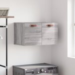 vidaXL Armoire murale Sonoma gris 60x36 5x35 cm Bois d'ingénierie