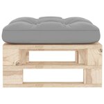 vidaXL Pouf palette de jardin bois de pin imprégné