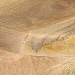 vidaXL Tabourets de bar lot de 2 52 cm bois de manguier massif