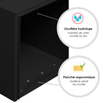 Boite aux lettres Soléa 2 portes Noir Sablé 2100 MS