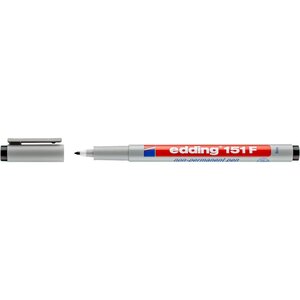 Feutre Non Permanent 151F Noir Pointe Fine 0 6 mm EDDING