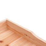 vidaXL Table à plantes avec étagère marron 78x38x82 5 cm bois de sapin