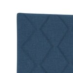 vidaXL Tête de lit Style Blocs de Diamant Bleue 100 cm Tissu
