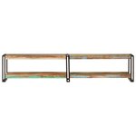 vidaXL Meuble TV 200x30x40 cm bois massif de récupération