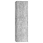 vidaXL Ensemble de meuble TV 4 Pièces Gris béton Bois d'ingénierie