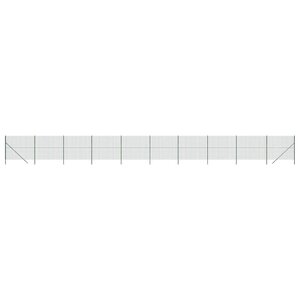 vidaXL Clôture en treillis métallique vert 2x25 m acier galvanisé