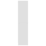 vidaXL Bibliothèque 3 niveaux Blanc 60x24x109 cm Bois d'ingénierie