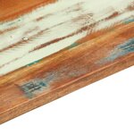 vidaXL Dessus de table carré 70x70 cm 15-16 mm Bois de récupération