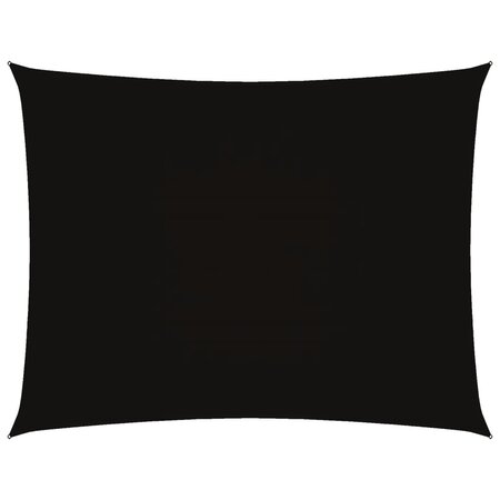 vidaXL Voile de parasol tissu oxford rectangulaire 3 5x5 m noir