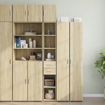 vidaXL Armoire de rangement mince chêne sonoma 30x42 5x225 cm