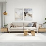 vidaXL Tables basses 2 Pièces chêne sonoma 50x46x35 cm bois d'ingénierie