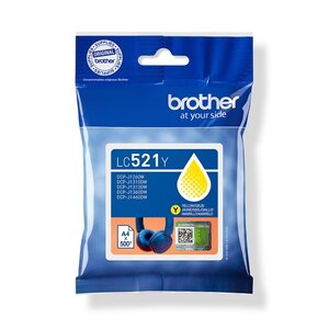 Brother LC521Y cartouche d’encre jaune (LC-521Y)