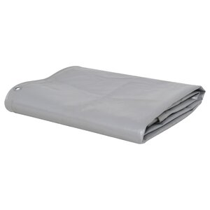 vidaXL Bâche 650 g / m² 1 5 x 6 m Gris