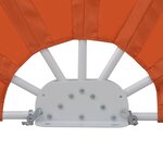 vidaXL Auvent latéral pliable de terrasse Terre cuite 200 cm