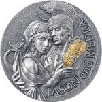 Pièce de monnaie en Argent 2000 Francs g 62.2 (2 oz) Millésime 2024 Great Greek Mythology JASON AND MEDEA