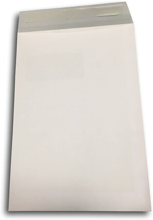 Lot de 50 enveloppes pochettes a4 papier kraft blanc 229 x 324 mm