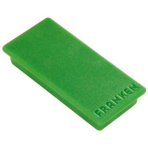 Paquet de 10 Aimants rectangulaire 50 x 23 mm Vert FRANKEN