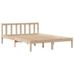 vidaXL Cadre de lit sans matelas 120x200 cm bois de pin massif