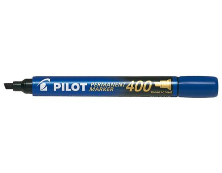 Marqueur Permanent SCA 400 Pte Biseau Large Bleu PILOT