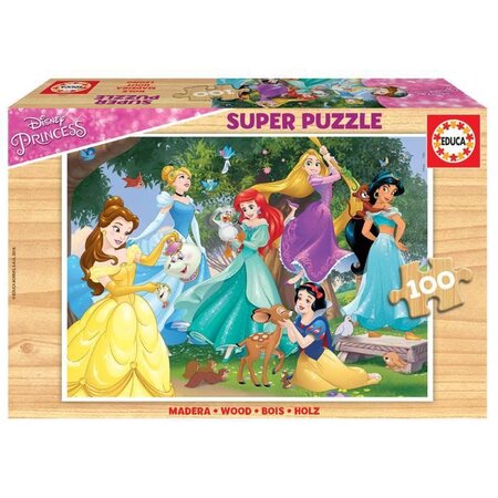 EDUCA PUZZLE 100 BOIS DISNEY PRINCESSES