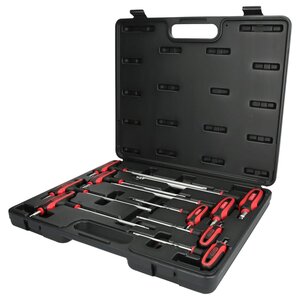 Ks tools ensemble de clés allen à manche en t 9 pièces t10 - t50