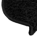 vidaXL Tapis d'escalier 15 Pièces noir 65x21x4 cm