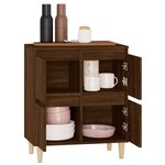 vidaXL Buffet Chêne marron 60x35x70 cm Bois d'ingénierie