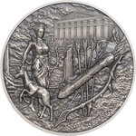 Pièce de monnaie en Argent 10 Dollars g 62.2 (2 oz) Millésime 2020 Mythology Objects ARTEMIS