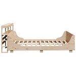 vidaXL Cadre de lit sans matelas 120x190 cm bois de pin massif
