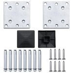 vidaXL Clôture de jardin WPC 180x105 cm Gris