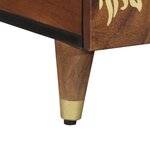 vidaXL Table Basse 80x54x40 cm en Bois de Manguier