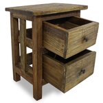 vidaXL Table de chevet Bois de récupération massif 40x30x51 cm
