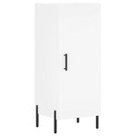 vidaXL Buffet haut Blanc 34 5x34x180 cm Bois d'ingénierie
