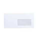 Boite de 250 enveloppes 90g dl 110x220 mm fenêtre 45x100 blanc c by clairefontaine