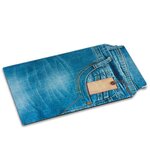 Lot de 10 enveloppes carton b-box 4 imprimée jeans format 250x353 mm