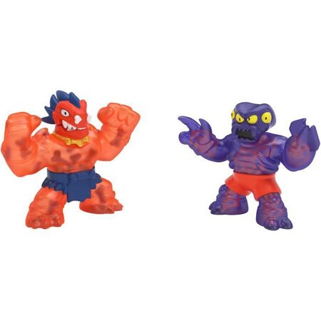 GOO JIT ZU Saison 3 Pack Duo Figurines 11 cm - Rouge et violet - La Poste