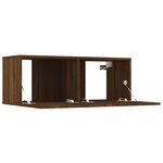 vidaXL Meubles TV 4 Pièces chêne marron 80x30x30 cm bois ingénierie