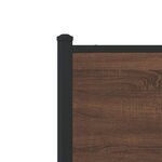 vidaXL Cadre de lit métal avec tête de lit et pied de lit 75x190 cm