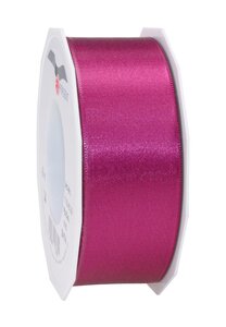 Satin double face 25-m-rouleau 40 mm pourpre