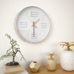 vidaXL Horloge murale avec aspect de cuivre 30 5 cm