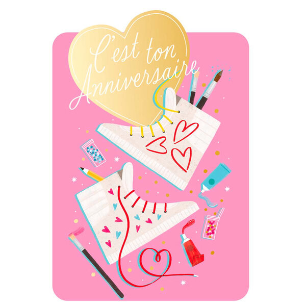 Carte de Vœux Thème Anniversaire Party Time - Plusieurs Styles - C'est ton anniversaire - Draeger