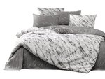 Parure de lit grise TRAVERTIN 240 x 220 cm