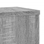 vidaXL Supports pour plantes 2 Pièces sonoma gris bois d'ingénierie